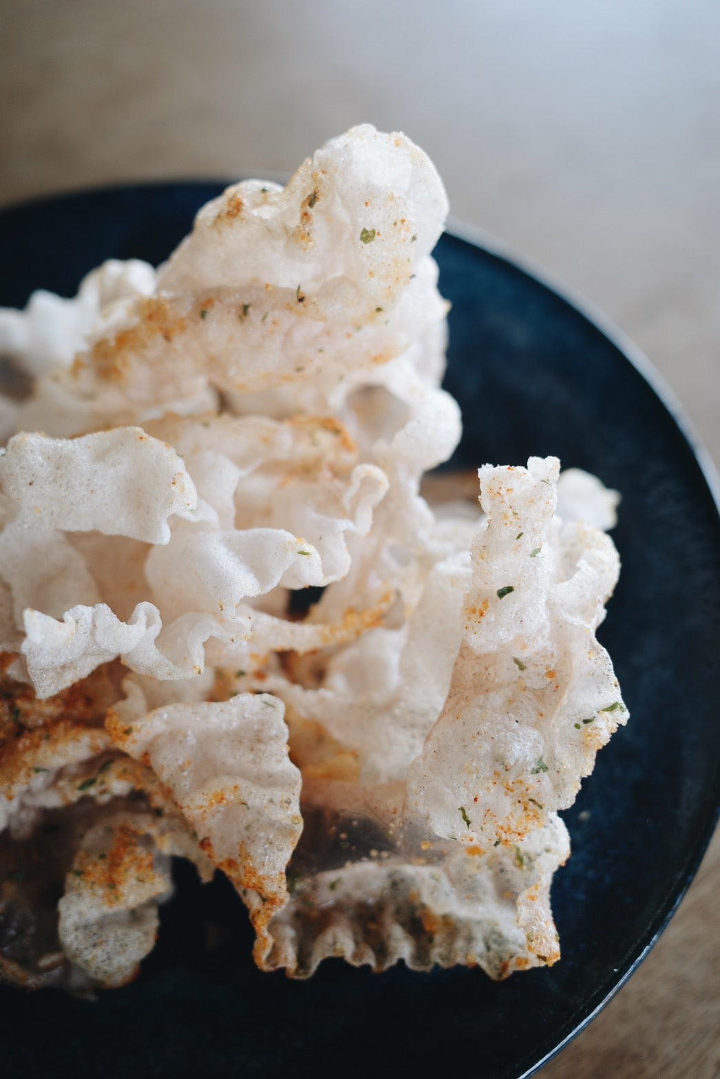 Rice paper chips – Re-connection